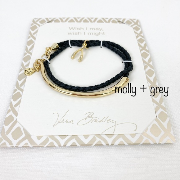 Vera Bradley Wish Bone Wrap Bracelet New - Picture 7 of 10